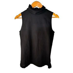 French Connection Black Sleeveless Blouse